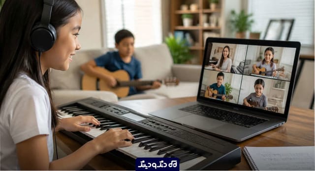  تفاوت یادگیری خود آموز موسیقی با داشتن استاد آنلاین