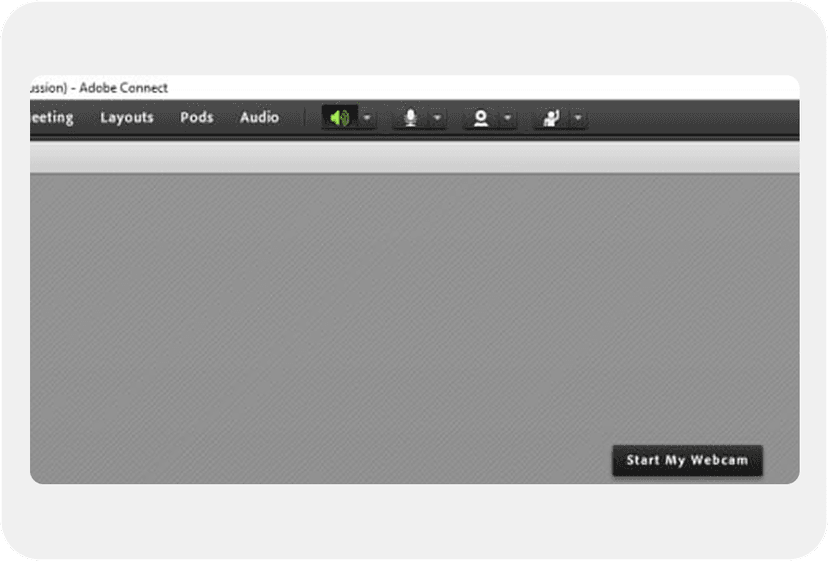 نحوه روشن‌کردن میکروفن استاد در  Adobe Connect 