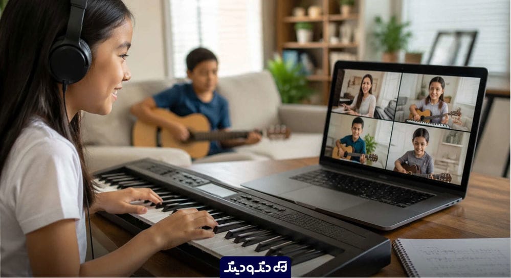 تفاوت یادگیری خود آموز موسیقی با داشتن استاد آنلاین تفاوت یادگیری خود آموز موسیقی با داشتن استاد آنلاین
